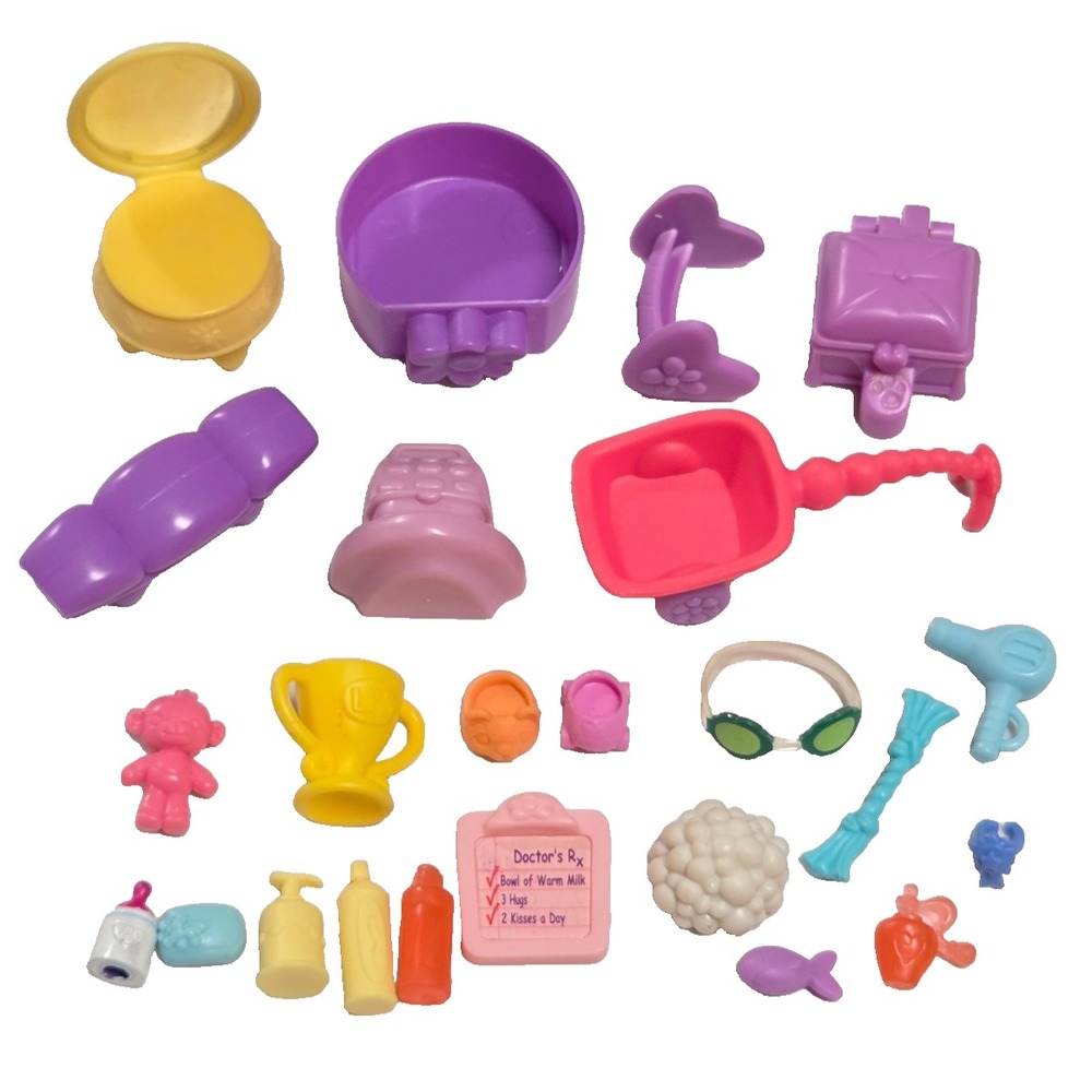 Littlest Pet Shop LPS Accessories Lot Raceabout Ranch More
